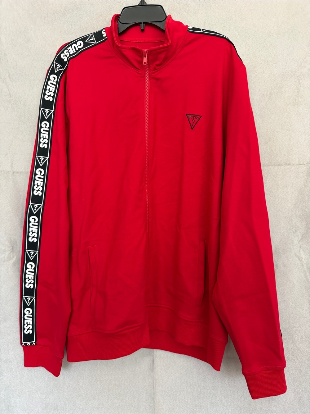 NWT! GUESS Red Logo-Trim Track Set